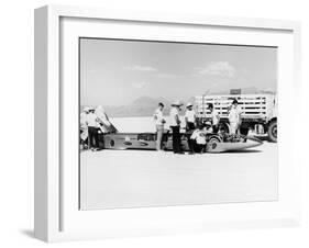 Goldenrod' Land Speed Record Car, Bonneville Salt Flats, Utah, USA, 1965-null-Framed Photographic Print