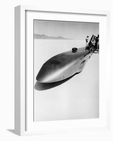 Goldenrod' Land Speed Record Car, Bonneville Salt Flats, Utah, USA, C1965-null-Framed Photographic Print