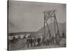 Goldfield Dignitaries At Rochester Gallows Frame For Mining Venture-null-Stretched Canvas