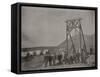 Goldfield Dignitaries At Rochester Gallows Frame For Mining Venture-null-Framed Stretched Canvas