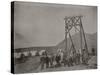 Goldfield Dignitaries At Rochester Gallows Frame For Mining Venture-null-Stretched Canvas