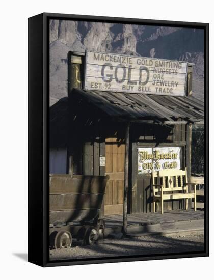 Goldfield Ghost Town, Apache Junction, Arizona, USA-null-Framed Stretched Canvas