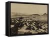 Goldfield Tailings, Men At Their Claims-A. Allen-Framed Stretched Canvas
