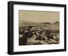 Goldfield Tailings, Men At Their Claims-A. Allen-Framed Art Print