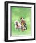 Goldfinch I, 2021 (w/c)-Helen White-Framed Giclee Print