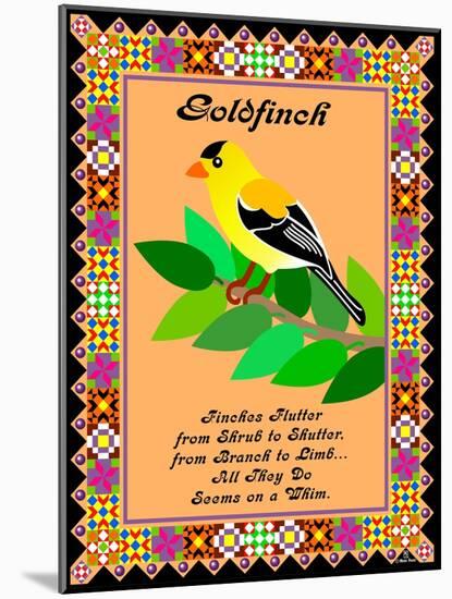 Goldfinch Quilt-Mark Frost-Mounted Giclee Print