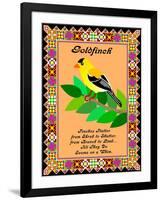 Goldfinch Quilt-Mark Frost-Framed Giclee Print