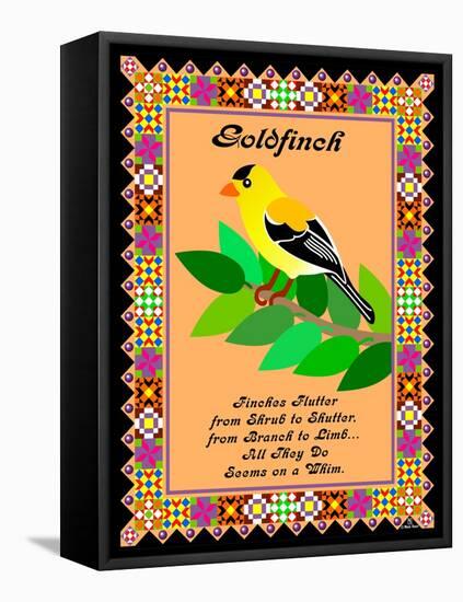 Goldfinch Quilt-Mark Frost-Framed Stretched Canvas