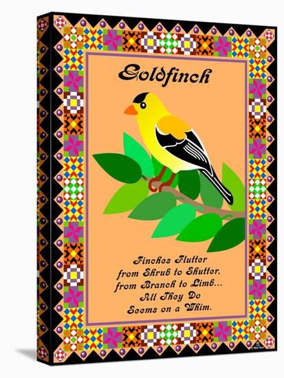 Goldfinch Quilt-Mark Frost-Stretched Canvas