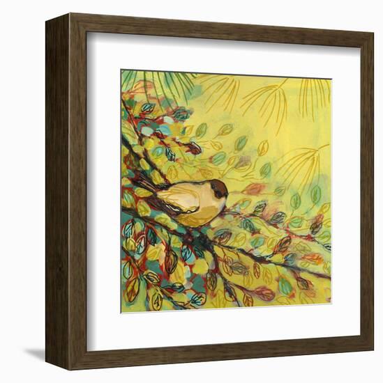 Goldfinch Resting-Jennifer Lommers-Framed Art Print
