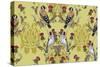 Goldfinches (Pattern)-Maria Rytova-Stretched Canvas