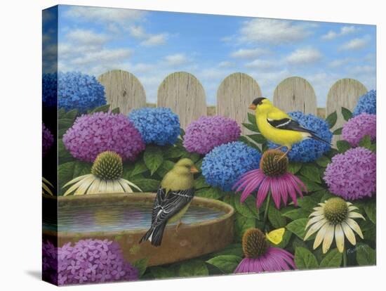 Goldfinches-Robert Wavra-Stretched Canvas