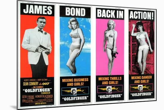 Goldfinger, 1964-null-Mounted Art Print