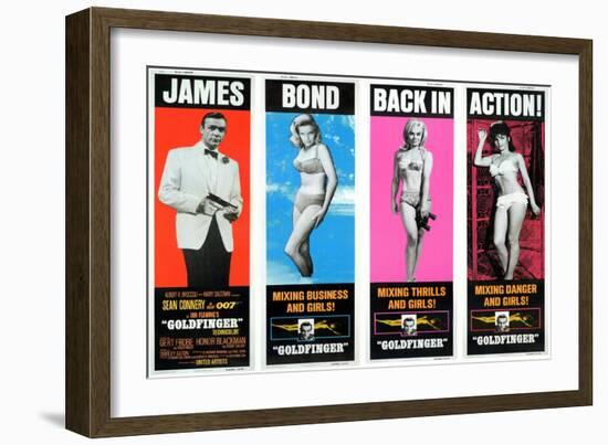 Goldfinger, 1964-null-Framed Art Print