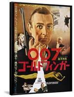 Goldfinger, Sean Connery, Japanese poster, 1964-null-Framed Poster