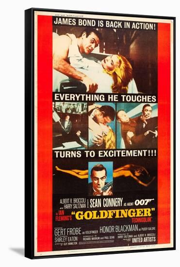 Goldfinger-null-Framed Stretched Canvas