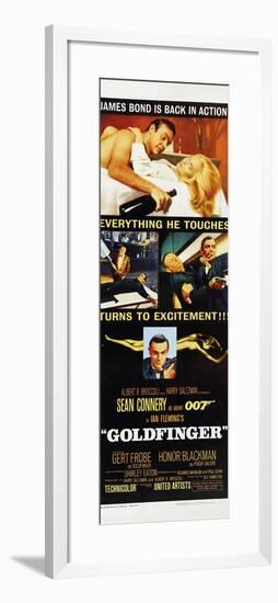 Goldfinger-null-Framed Art Print