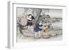 Goldfish from the Series 'Children's Games', 1888-Kobayashi Eitaku-Framed Giclee Print