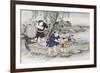 Goldfish from the Series 'Children's Games', 1888-Kobayashi Eitaku-Framed Giclee Print