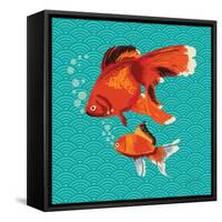 Goldfish I-Patty Young-Framed Stretched Canvas