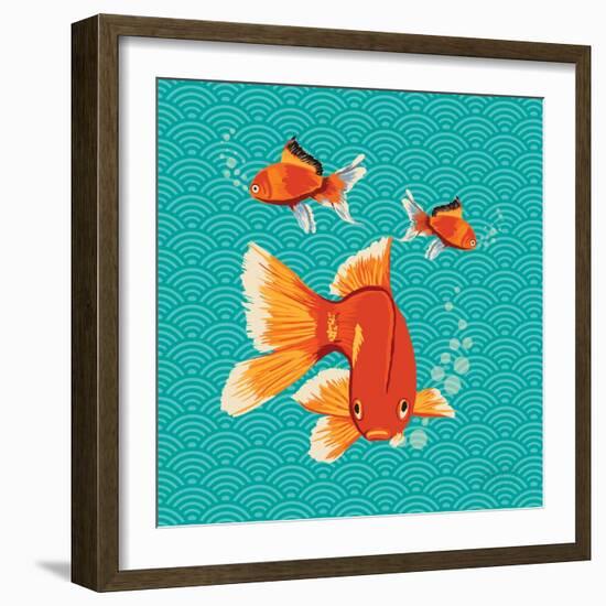 Goldfish II-Patty Young-Framed Art Print