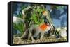 Goldfish in Fishtank-null-Framed Stretched Canvas