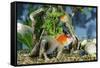 Goldfish in Fishtank-null-Framed Stretched Canvas