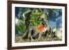 Goldfish in Fishtank-null-Framed Photographic Print