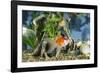 Goldfish in Fishtank-null-Framed Photographic Print