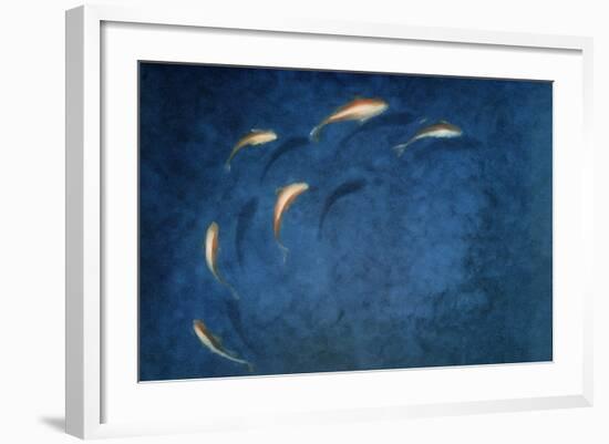 Goldfish Pool-Lincoln Seligman-Framed Giclee Print