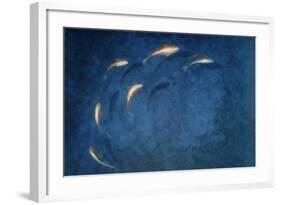 Goldfish Pool-Lincoln Seligman-Framed Giclee Print