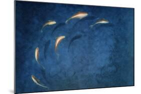 Goldfish Pool-Lincoln Seligman-Mounted Giclee Print