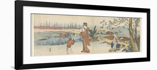 Goldfish Vendor, 1801-1805-Katsushika Hokusai-Framed Premium Giclee Print