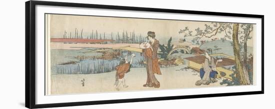 Goldfish Vendor, 1801-1805-Katsushika Hokusai-Framed Premium Giclee Print