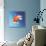 Goldfish with Water Bubbles-null-Stretched Canvas displayed on a wall