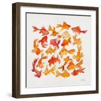 Goldfish-Cat Coquillette-Framed Giclee Print