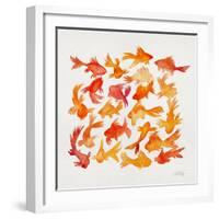 Goldfish-Cat Coquillette-Framed Giclee Print