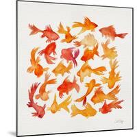 Goldfish-Cat Coquillette-Mounted Giclee Print