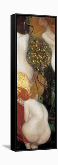 Goldfish-Gustav Klimt-Framed Stretched Canvas