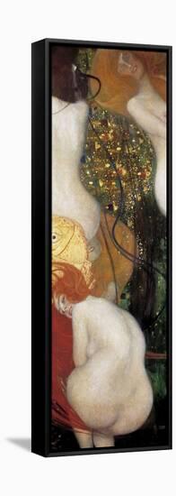 Goldfish-Gustav Klimt-Framed Stretched Canvas