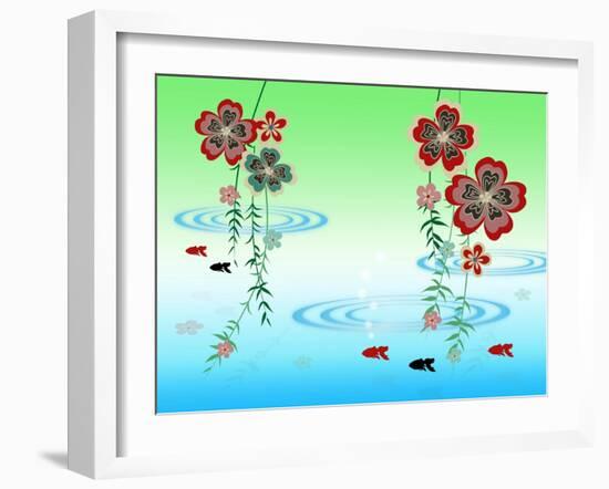 Goldfishes in the Morning-Ikuko Kowada-Framed Giclee Print