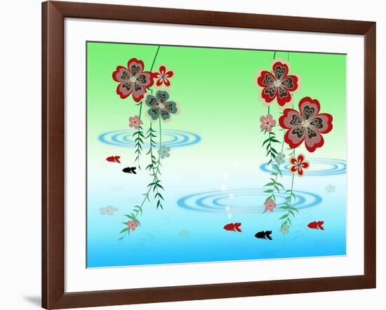 Goldfishes in the Morning-Ikuko Kowada-Framed Giclee Print