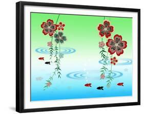 Goldfishes in the Morning-Ikuko Kowada-Framed Giclee Print