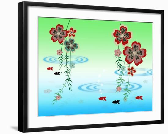 Goldfishes in the Morning-Ikuko Kowada-Framed Giclee Print