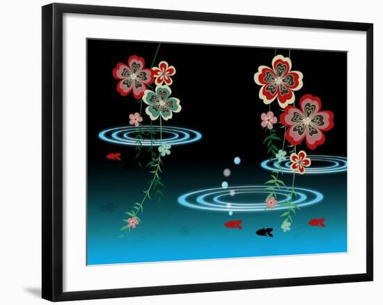 Goldfishes in the Night-Ikuko Kowada-Framed Giclee Print