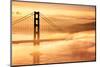 Goldie Dream, Fog and Light, Golden Gate Bridge, San Francisco Cityscape-Vincent James-Mounted Photographic Print