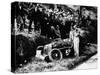 Goldie Gardner by the Wreckage of an Mg J4, 1932-null-Stretched Canvas