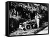 Goldie Gardner by the Wreckage of an Mg J4, 1932-null-Framed Stretched Canvas