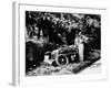 Goldie Gardner by the Wreckage of an Mg J4, 1932-null-Framed Photographic Print