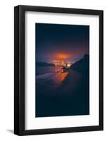 Goldie in the Dark, Golden Gate Bridge, San Francisco Mood-Vincent James-Framed Photographic Print